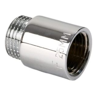 Csaphosszabbító krómozott 1/2" 40mm