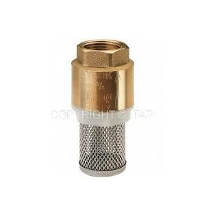 Lábszelep műa. tányéros, inox szűrővel 6/4" imp.