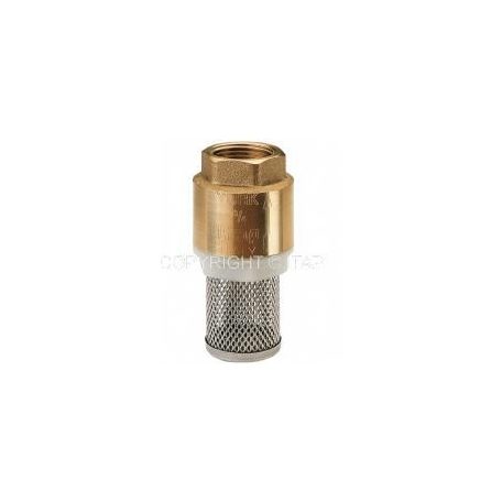 Lábszelep műa. tányéros, inox szűrővel 6/4" imp.