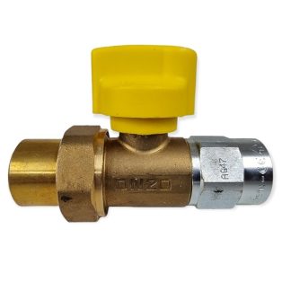 Gáz golyóscsap 3/4" BB termikus biztonsági G2T