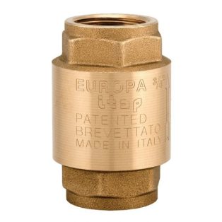 Visszacsapó szelep  1/2"  Europa réztányéros