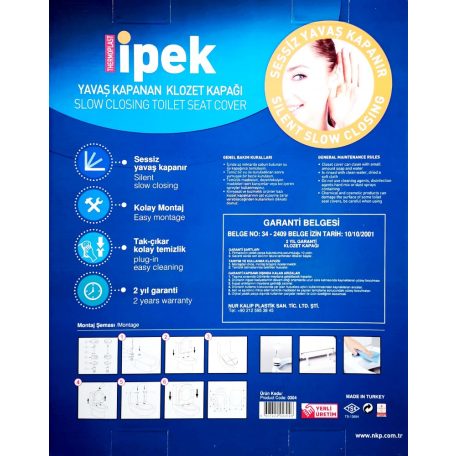 WC ülőke fékes IPEK 1300 g