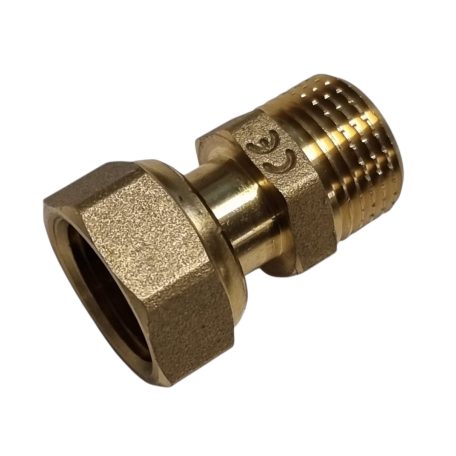 Réz hollanderes csatlakozó KB egyenes 1/2"