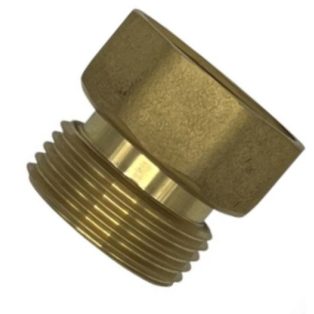 Hollanderes réz csatlakozó KB 3/4"-3/4"