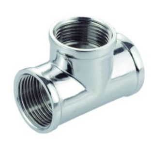 Krómozott T idom 3/4"