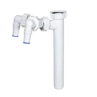 Kötőcső, dupla mosógép csatlakozóval 32mm STY 513-Y