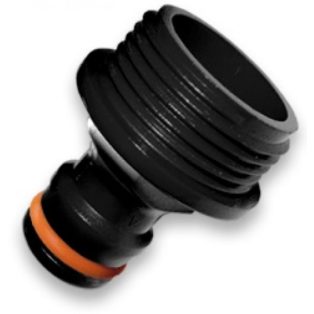 Eco csapcsatlakozó KM 3/4" fekete 25db/cs