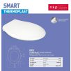 WC ülőke fékes SMART fehér 1180g
