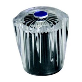 Kristályfoggantyú  Kék 3/8"