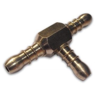 Pb csőre elosztó réz 3 ágú 9mm