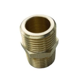   Réz közcsavar 1/2" vastag, lapos tömítőfelülettel 30mm