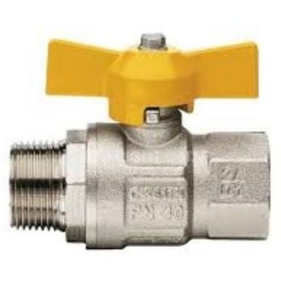 Gáz golyóscsap 3/4" KB olasz