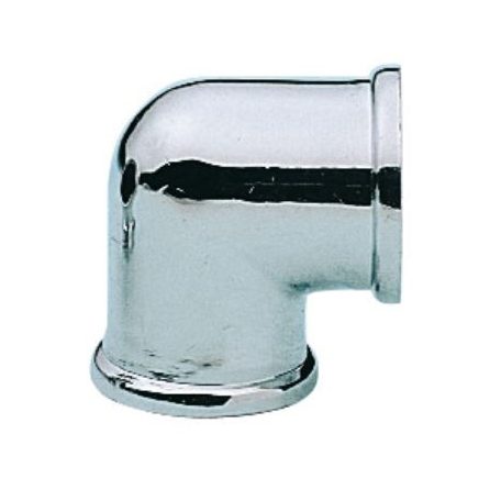 Krómozott könyök 1/2" BB