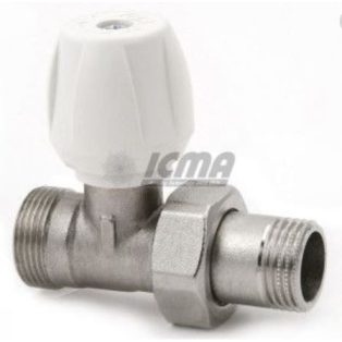 Rad.szel. egyenes 1/2" KM PEX+réz /814/ olasz