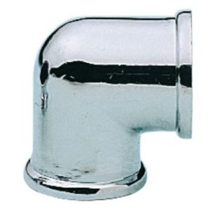 Krómozott könyök 3/4" BB