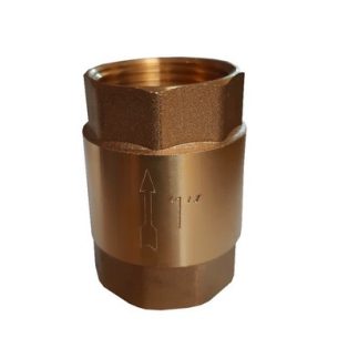 Visszacsapó szelep 5/4" réztányéros imp.