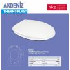 WC ülőke műanyag AKDENIZ 1035g