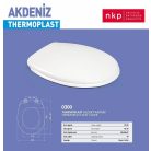 WC ülőke műanyag AKDENIZ 1035g