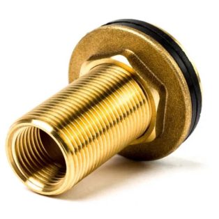   Réz tartálycsapoló, hordóátvezető  3/4"-1/2" KB 