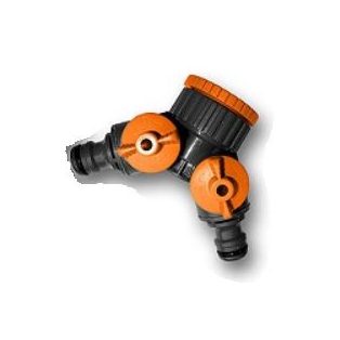 Eco csapcsatlakozó BM 1"-3/4" Y elzárható
