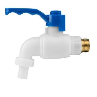   Műanyag kerti csap 1/2"-1/2"  IBC kupakra réz bekötéssel