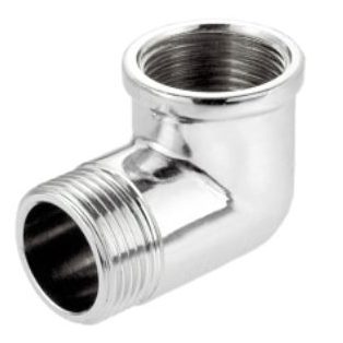 Krómozott könyök 3/4" KB