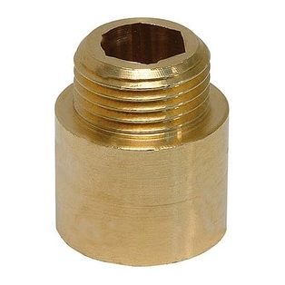 Csaphosszabbító 1/2"  25 mm réz 