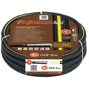 Locsolótömlő csav.mentes 3/4" fekete-citrom 25fm/tek