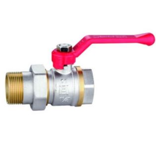 Víz golyóscsap 5/4" KB+H karos imp. 