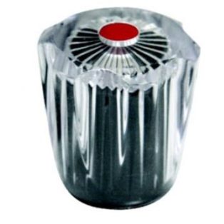 Kristályfoggantyú Piros  3/8"