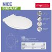 WC ülőke fékes NICE 1830g