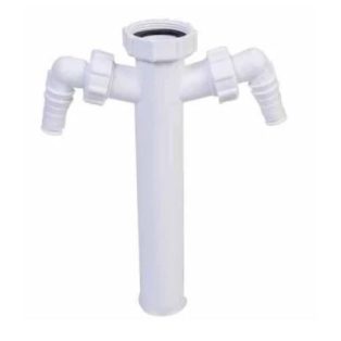 Kötőcső, dupla mosógép csatlakozóval 40mm STY-512-1