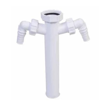 Kötőcső, dupla mosógép csatlakozóval 40mm STY-512-1